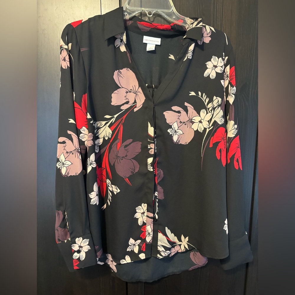 Liz Claiborne Floral Blouse
